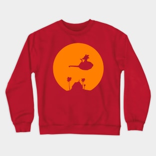 Kid Goku On nimbus clouds Crewneck Sweatshirt